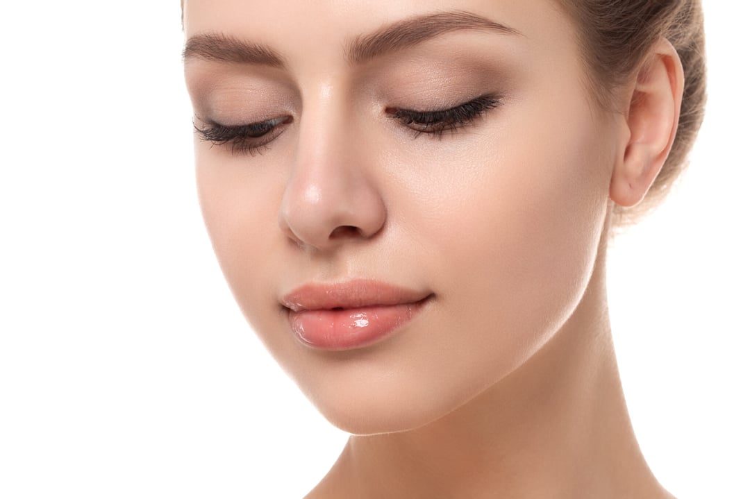 Beautiful Woman With Light Natural Makeup